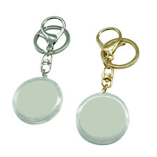 10* Plastic+Alloy Metal Key Chain Coin Holder For Commemorative Coin Collection picture
