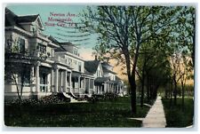 1915 Newton Ave. Morningside Houses Sioux City Iowa IA Posted Antique Postcard picture