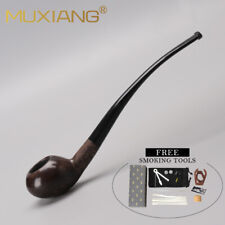 MUXIANG Tobacco Smoking Pipe Gandalf Churchwarden Long Wooden Pipes Handmade picture