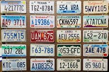 Large lot 20 bulk license plates -LOOK AT MY OTHER LOWER COST SHIPPING LISTINGS picture