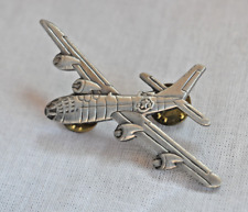 Boeing B-29 Superfortress ~ Silver Toned Lapel Pin ~ Clutch Back ~ WWII Bomber picture