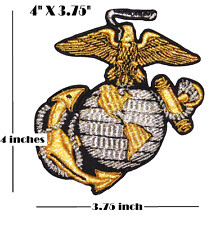 US MARINE CORPS Logo Semper Fidelis Iron On Patch Marines USMC Military picture