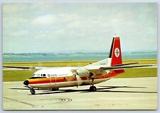 Airplane Postcard National Airways Corporation NAC New Zealand Fokker F27 DP15 picture