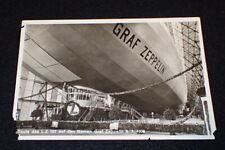 Authentic Graf Zeppelin LZ 127 Postcard 1929 Pencil Date 1928 Launch Photograph picture
