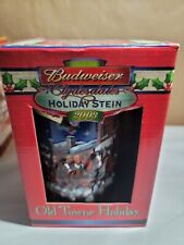 Budweiser 2003 Collector Christmas Beer Stein NIB picture