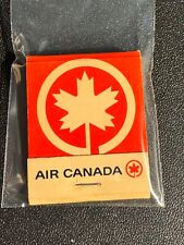 MATCHBOOK - AIR CANADA - AIRLINE - MAPLE LEAF - UNSTRUCK picture