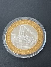 $10 McCarran Slots International Airport Nevada .999 Silver Casino Token picture