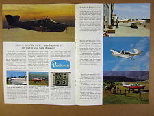 1968 Beechcraft Turbo E33A V35A & E33 Bonanza airplanes photos vintage print Ad picture