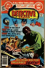 Detective Comics #494-1980 fn/vf 7.0 1st new The Crime Doctor Giant - Batman  picture