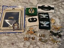 Vintage Lot Of 16 Asst Military Pins Combat Infantry (19) picture