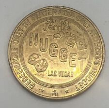 Jerry’s Nugget Casino $1 Token Las Vegas NV Nevada Franklin Mint Brass 1965 picture
