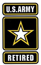 US Army Retired Window Decal Sticker | 3.25