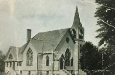 1909 Lake Mills IA M.E. Church Building Postcard now Asbury Methodist E. Main St picture