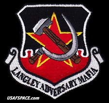USAF 71ST FIGHTER TRAINING SQ -LANGLEY ADVERSARY MAFIA- ORIGINAL VEL PATCH picture