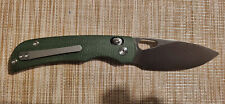 Miguron Moyarl Axis Lock Pocket Knife Green Micarta Handle Satin 14c28n Steel MG picture