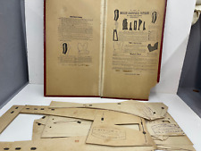 Antique 1887 Morgan Adjustable Pattern For Cutting Ladies Garments picture