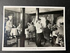 Mint Germany Graf Zeppelin Aviation RPPC Postcard Cover LZ 127 Chefs Dining picture