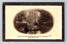 North Platte NE-Nebraska, Cozy Corner Lake, Antique Vintage Souvenir Postcard picture