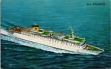 M V Atlantic Cruise Ship  Postcard UNPOSTED picture
