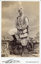 Mora, Man in Oriental Theater Costume with Sword, Broadway N.Y., ca.1880, C picture