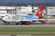 Virgin Atlantic Star Wars Boeing 747-400 G-VLIP colour photograph picture