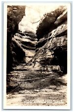 c1940s Rocky Hollow Narrows Turkey Run State Park IN RPPC Photo Postcard picture