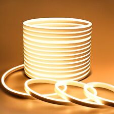 Outdoor Neon Rope Lights, 49.2ft Warm White IP65 Waterproof Dimmable Led Strip picture
