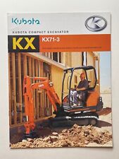 Kubota KX Series Compact Excavator Sales Brochure *2005* (Showroom Sales Book) picture