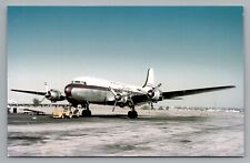 Aviation Postcard American Flyers Airlines Douglas DC-4 Airplane Unposted picture