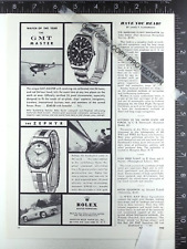 1958 AD Rolex watch Oyster GMT Master Zephyr w/ Cessna?1957 1955 Mercedes 300SL? picture
