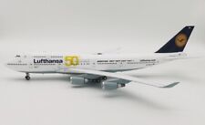 WB-747-4-061 Lufthansa Boeing 747-400 50 Years D-ABVH Diecast 1/200 AV Jet Model picture