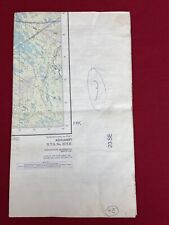 Vintage 1981 CANADA Aeronautical Chart Aerial Map ASHUANIPI N.T.S. 23 S.E.. picture