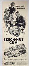 1937 Beech Nut Gum Beechies Old Men Vintage Print Ad Man Cave Poster Art 30's picture