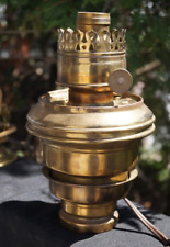 Antique 1890 - 1920 ADAMS WESTLAKE Brass Table Desk Lamp / Lantern - WORKS picture