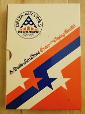 DELTA AIRLINES Order of the Flying Orchid 1976 Bicentennial HCDJ Books w/ Sleeve picture
