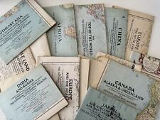 Lot of (19) Vintage 1940s National Geographic Maps picture