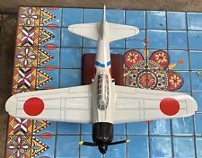 Mitsubishi Japanese Air Force A6M2 Zero Plane Desk Top Scale Craft Model w Stand picture