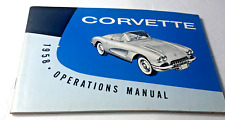 1958 CORVETTE operations manual, 84 pages, VGC picture