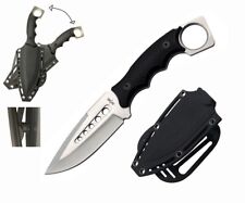 S TEC 9″ Fixed Blade Full Tang Knife w/ ABS Swivel Sheath picture