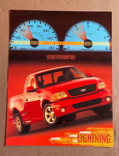 2002 Ford SVT F-150 Truck F150 Lightning Sales Fact Sheet CARD picture