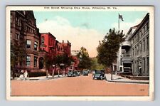 Wheeling WV-West Virginia, Street Showing Elks Home, Antique, Vintage Postcard picture
