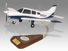 Piper PA-28-161 Warrior II Solid Mahogany Wood Airplane Desktop Model  picture