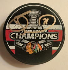 Dave Bolland-Chicago Blackhawks- Autographed 2010 Stanley Cup Logo Puck picture