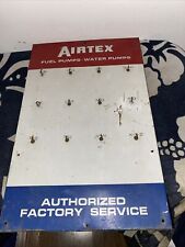 Airtex Fuel Water Pump Advertising Metal Vtg 60-70s Retail Store Sign Display picture