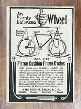 Historic Pierce Bicycles 1902 Advertising Postcard picture