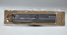 Cathay Pacific Cargo Airline Boeing 747-8F Freighter Aircraft Keychain  - New picture