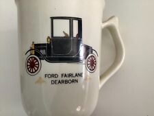 Vtg  Hall #1273 RareFord Fairlane  Dearborn Michigan Collectible Decor Made USA  picture