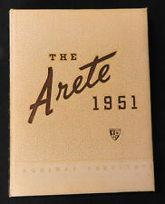 1951 Arete Aquinas High School Yearbook Rochester NY picture
