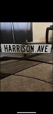 1930s Vintage Street Sign - Brooklyn New York - Harrison Ave picture