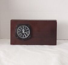 Vintage American Airlines Desk Clock Wood picture